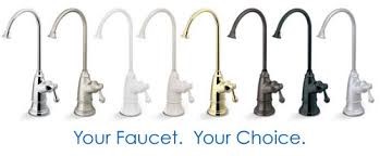 Multiple Faucet Colors for your whole home water filtration system
