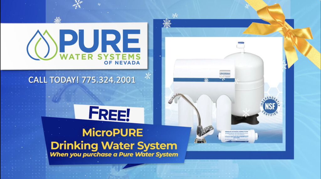 free drinking water system with purchase