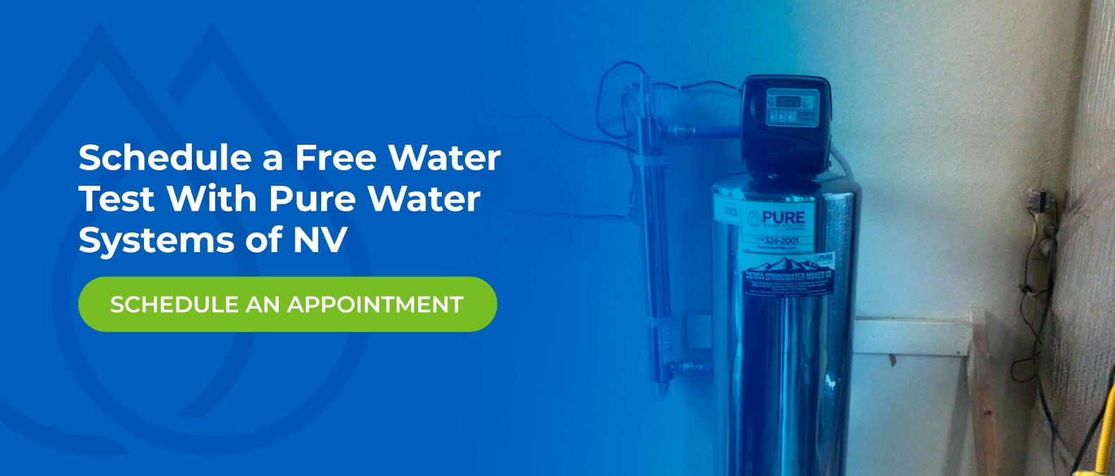 Schedule a Free Water Test With Pure Water Systems of NV 